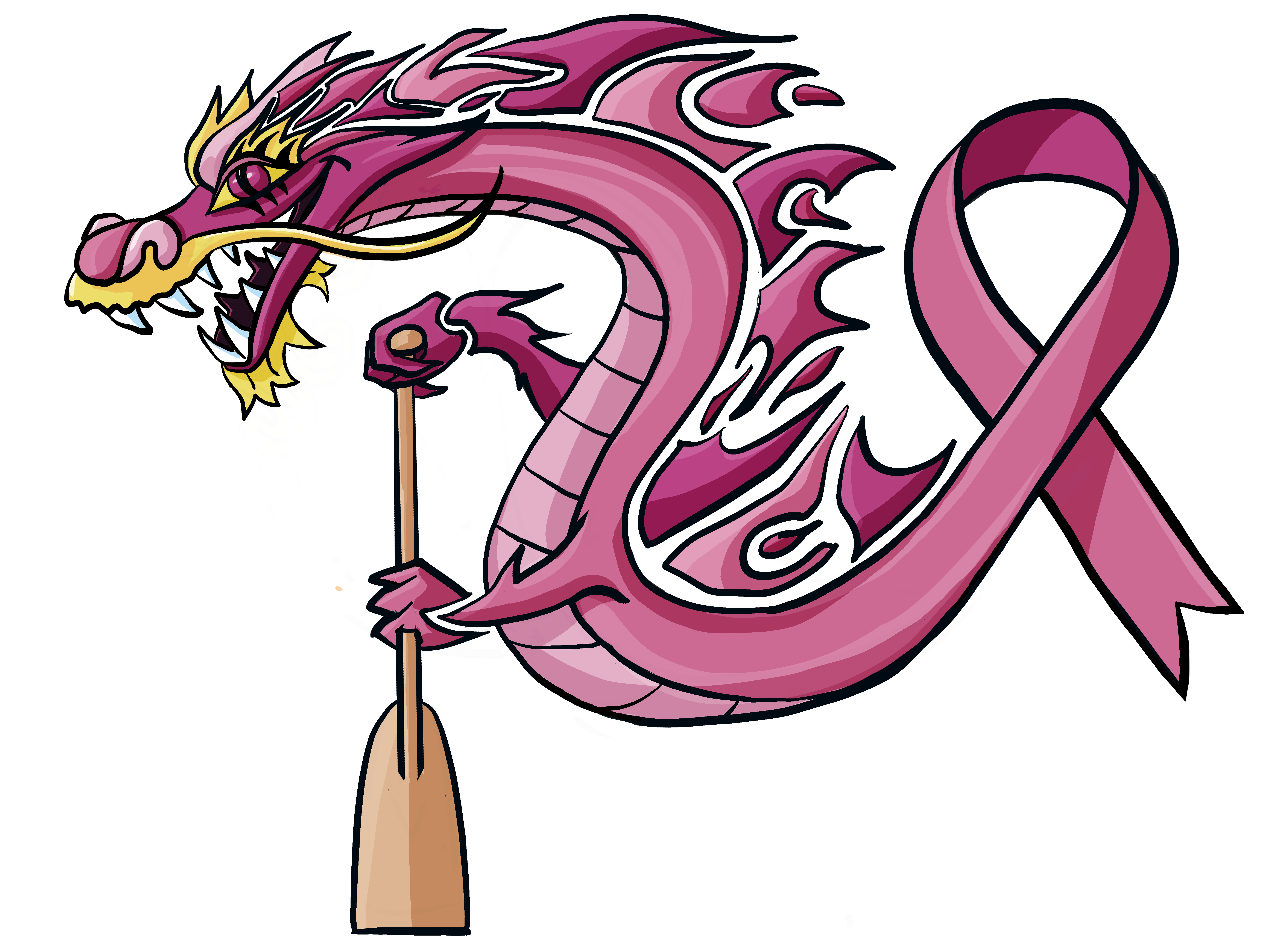 la pink dragons logo 